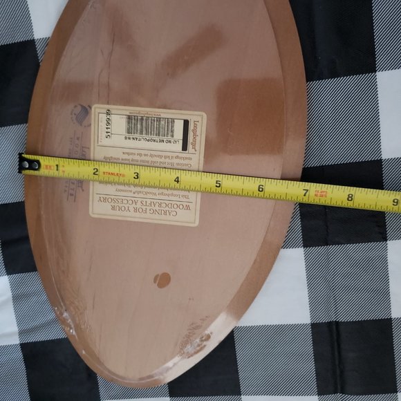 New ~~  Longaberger Lid 5119939 oval - Picture 2 of 8